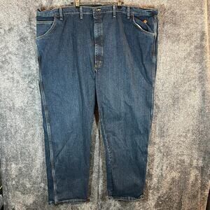 Wrangler FR Jeans Mens 54x30 Blue Flame Resistant Advanced Comfort Workwear HRC2
